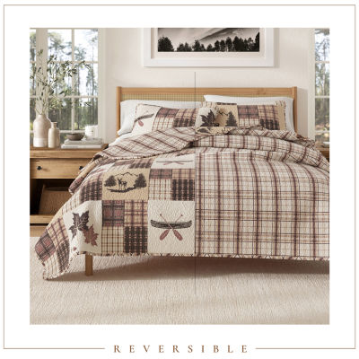 Linery Lodge Mosaic Reversible Quilt Set