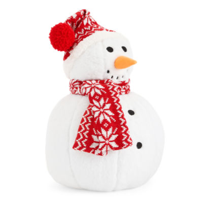 North Pole Trading Co. Snowman Figural Throw Pillow