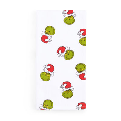 Dr. Seuss The Grinch Santa 3D 2-pc. Kitchen Towel Set