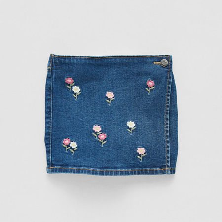 Okie Dokie Toddler & Little Girls Skort, 6, Blue