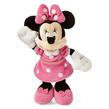 TOYBARN : Disney Minnie Mouse Plush Pink Dress 15.5 Inch