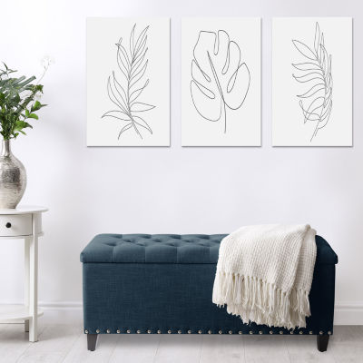 Corliving Boston Living Room Collection Storage Nailhead Trim Bench