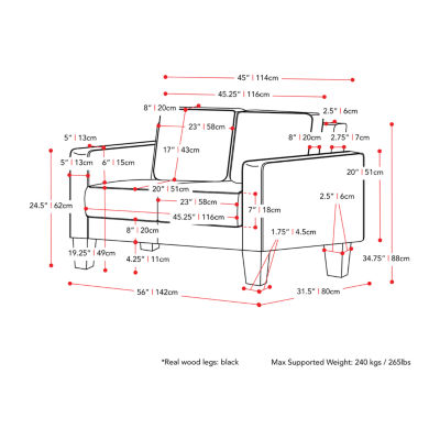 Georgia Upholstered Loveseat