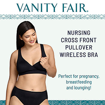 Vanity Fair Women's Maternity Nursing Bras for Breastfeeding Wireless or  Underwire, Underwire - 2 Pack - Neutral/Black, 34B at  Women's  Clothing store