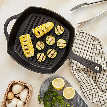 Mesa Mia Cast Iron Double Burner Grill + Griddle Combo, Color: Black -  JCPenney