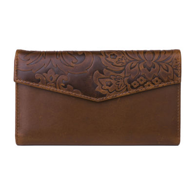 Julia Buxton Organizer Clutch Womens RFID Blocking Wallet