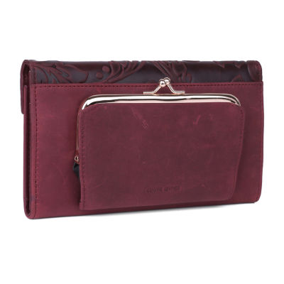 Julia Buxton Organizer Clutch Womens RFID Blocking Wallet