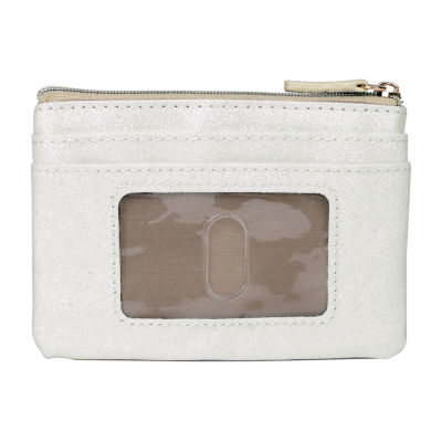 Julia Buxton Large Id Coin Case Womens RFID Blocking Wallet