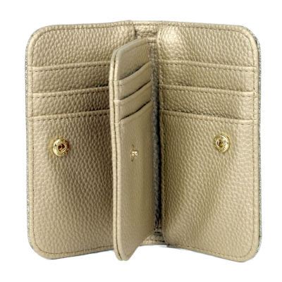 Julia Buxton Snap Card Case Womens RFID Blocking Wallet