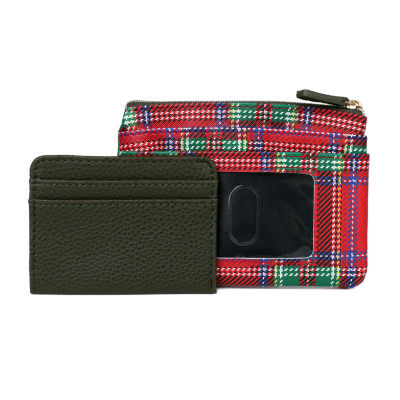 Julia Buxton Large Id Coin Case Womens RFID Blocking Wallet