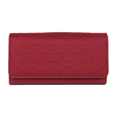 Julia Buxton Bianca Womens RFID Blocking Envelope Wallet