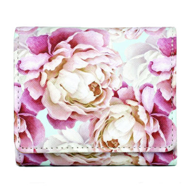 Julia Buxton Medium Trifold Wallet, Color Winter Peony JCPenney