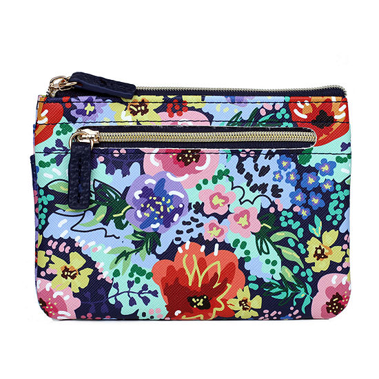 Julia Buxton Large Id Coin Case Wallet, Color: Impressionist - JCPenney