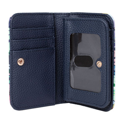 Julia Buxton Snap Card Case Womens RFID Blocking Wallets