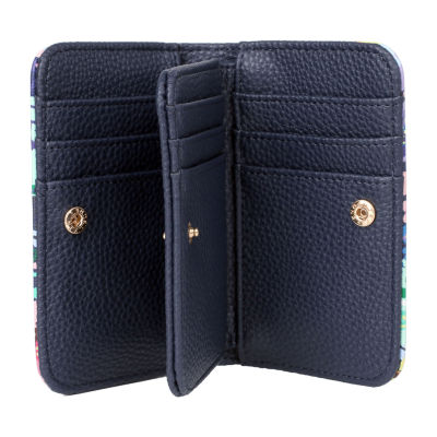 Julia Buxton Snap Card Case Womens RFID Blocking Wallets