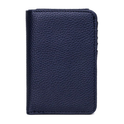 Julia Buxton Snap Bi-Fold Womens RFID Blocking Bifold Wallet