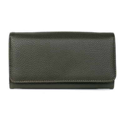 Julia Buxton Bianca Womens RFID Blocking Envelope Wallet