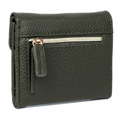 Julia Buxton Mini Trifold Womens RFID Blocking Trifold Wallet