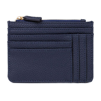 Julia Buxton Slot Coin Case Womens RFID Blocking Wallet
