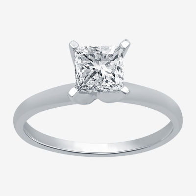 (G-H / SI1-SI2) 1 CT. Lab Grown Diamond 14K Gold Solitaire Engagement Ring