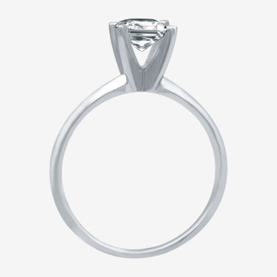 1 CT. Lab-Grown (G-H / SI1-SI2) Diamond Princess-cut Solitaire Engagement Ring 10K Gold