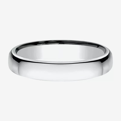 3.5MM 10K White Gold Wedding Band