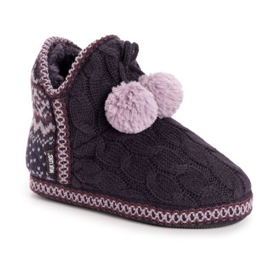 Muk Luks Womens Bootie Slippers