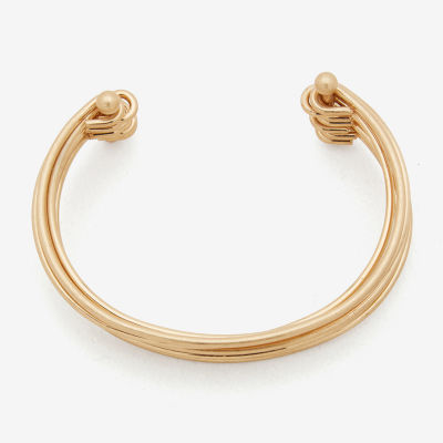 a.n.a Gold Tone Bangle Cuff Bracelet