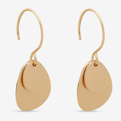 a.n.a Gold Tone Drop Earrings