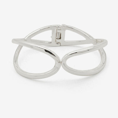 Worthington Silver Tone Twisted Cuff Bracelet