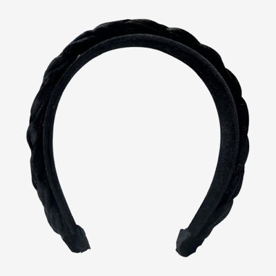 Bijoux Bar Black Velvet Braided Headband