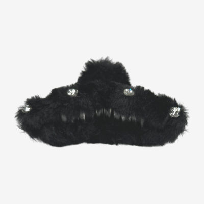 Bijoux Bar Black Fur Hair Clip