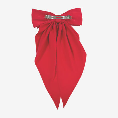 Bijoux Bar Red Long Hair Bow