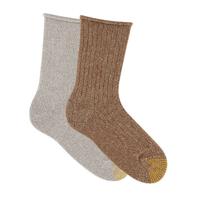 Gold Toe Super Soft 2 Pair Crew Socks Womens