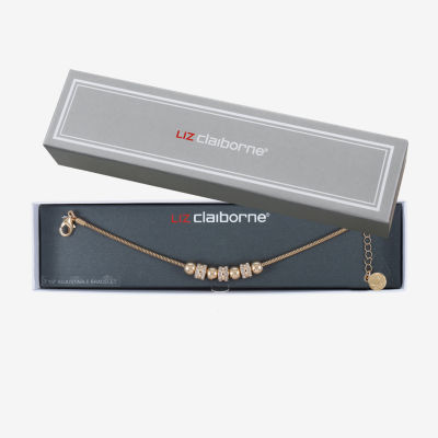 Liz Claiborne Womens Glass Strand Bracelet