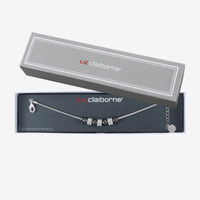 Liz Claiborne Womens Glass Strand Bracelet