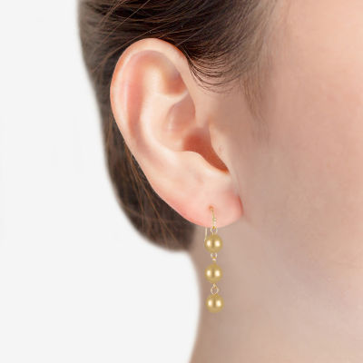 Liz Claiborne Linear Womens Round Drop Earrings