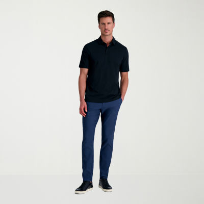 Haggar Mens Slim Fit Flat Front Pant