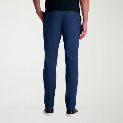 Haggar Mens Slim Fit Flat Front Pant