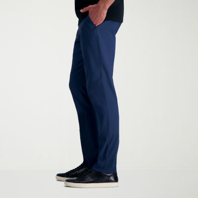 Haggar Mens Slim Fit Flat Front Pant