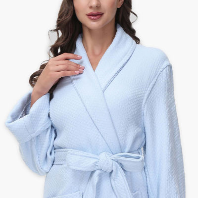 INK+IVY Womens Long Sleeve Length Robe