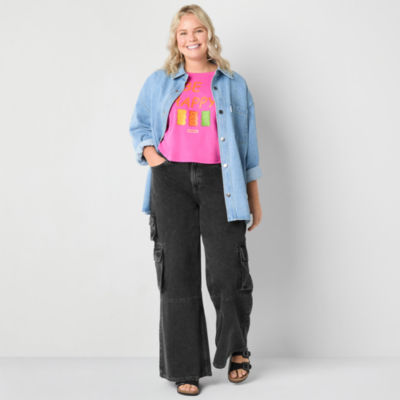 Jcpenney womens denim jacket best sale