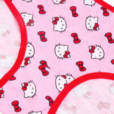 Little & Big Girls Hello Kitty 7 Pack Hipster Panty