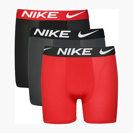 Nike Little & Big Boys 3 Pack Boxers, Medium, Red