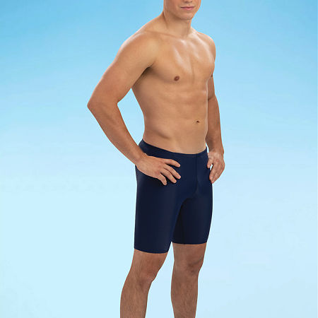 Dolfin Mens Quick Dry Lined Swim Shorts, 36, Blue