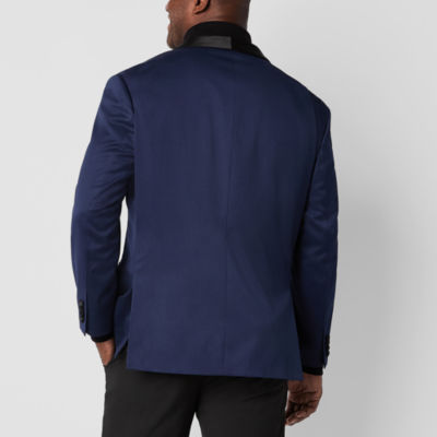 J. Ferrar Mens Big and Tall Stretch Fabric Classic Fit Sport Coats