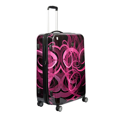 ful Atomic 20 Inch Hardside Expandable Luggage, One Size , Pink