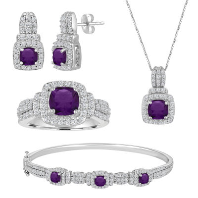 Lab Created Purple Amethyst 4-pc. Jewelry Set