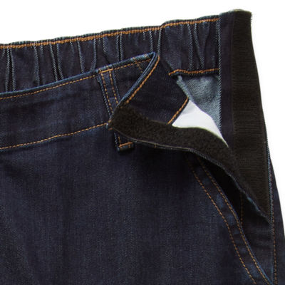 St. John's Bay Plus Adaptive "Seated" Womens Mid Rise Straight Leg Jean