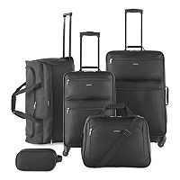 Protocol Bowden Softside 5-pc. Luggage Set, One Size , Black